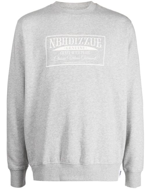 Izzue x Neighborhood logo-print cotton-blend sweatshirt