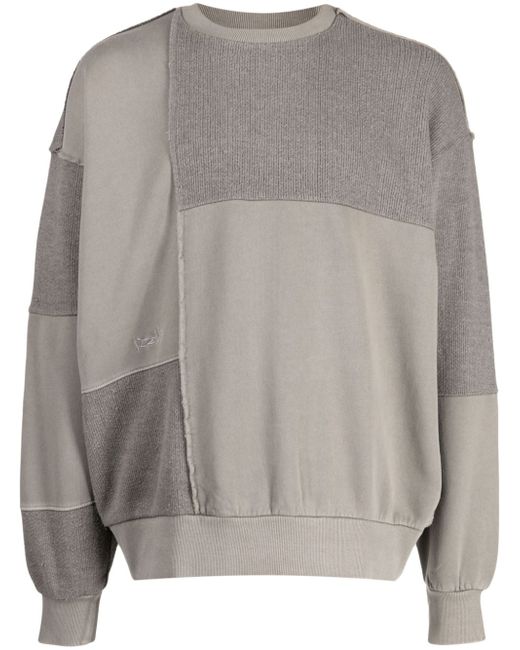 Izzue two-tone panelled sweatshirt