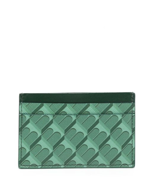 Tammy & Benjamin geometric-pattern leather card holder