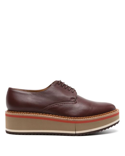 Clergerie Brook lace-up leather oxford shoes