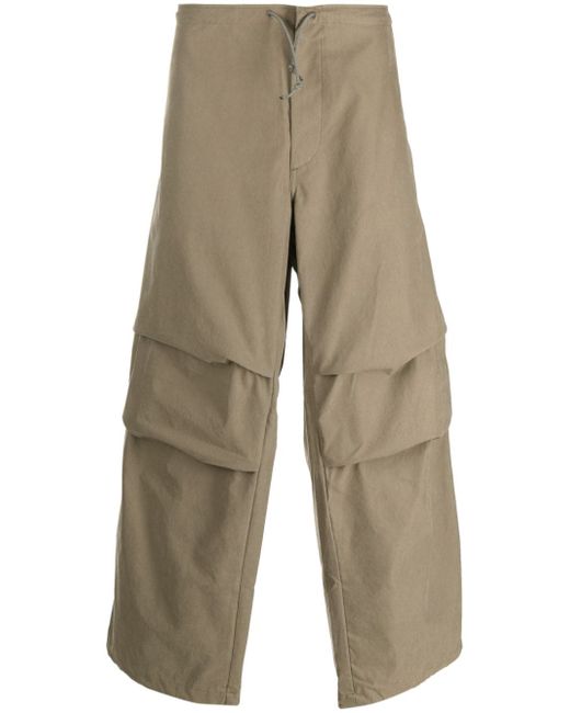 Ten C layered-design wide-leg trousers