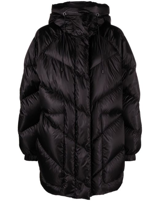 Moncler chevron-quilted padded coat