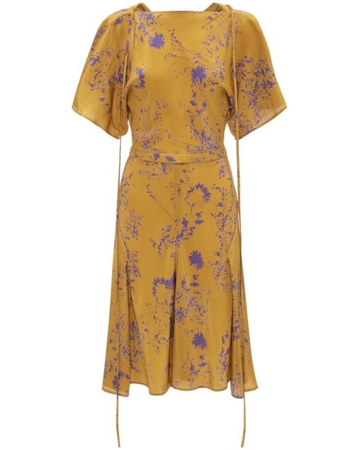 Victoria Beckham floral-print dress