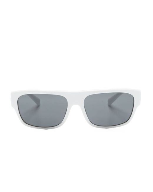 Dolce & Gabbana logo-plaque rectangle-frame sunglasses