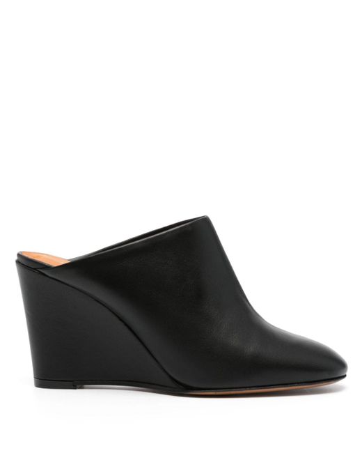 Forte-Forte 85mm round-toe leather mules