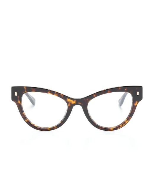 Dsquared2 logo-embossed cat-eye glasses