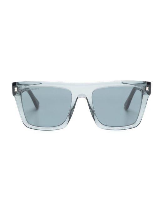 Dsquared2 logo-print square-frame sunglasses