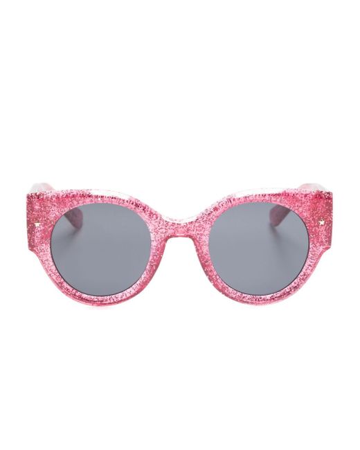 Chiara Ferragni Eyelike-motif round-frame sunglasses