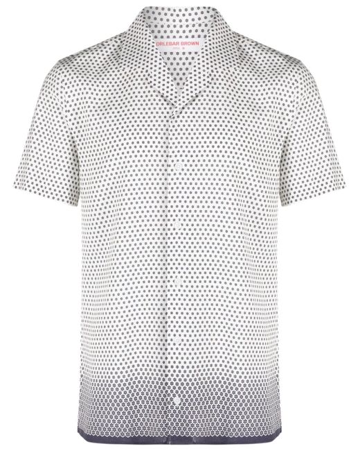 Orlebar Brown floral-print short-sleeve shirt
