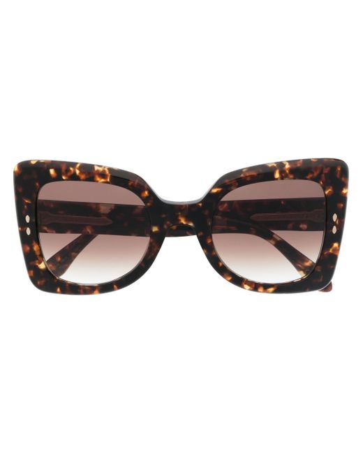 Isabel Marant Eyewear oversize-frame tortoiseshell sunglasses