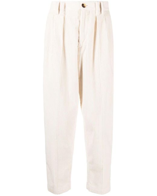 Brunello Cucinelli corduroy tapered cotton trousers