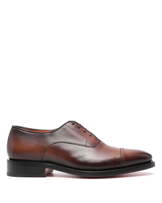 Santoni leather Oxford shoes