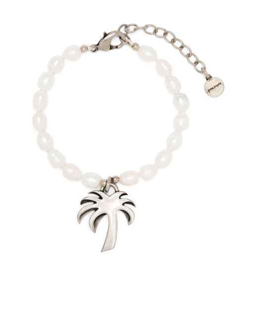 Palm Angels palm-tree charm pearl bracelet