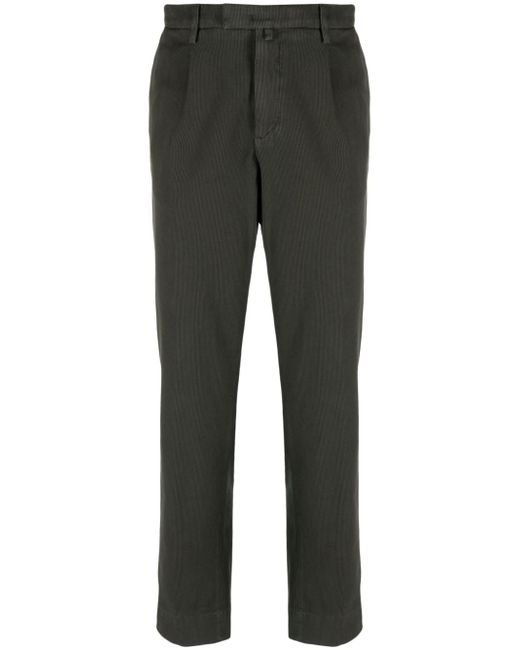 Briglia 1949 logo-patch corduroy tapered trousers