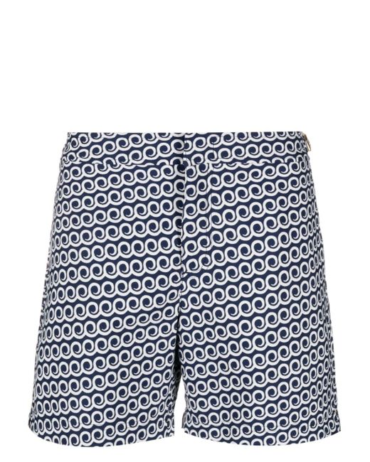 Orlebar Brown wave-print swim shorts