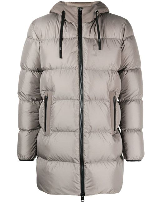 Herno hooded quilted padded jacket
