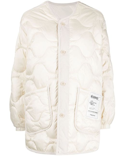 Izzue hooded quilted padded jacket