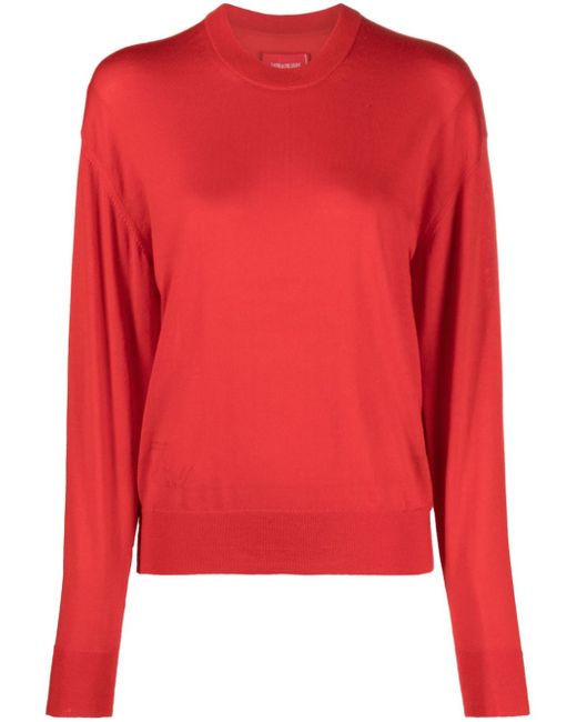Zadig & Voltaire Emma cut-out-sleeves wool jumper