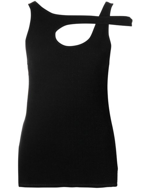 Bassike cut-out detail tank top