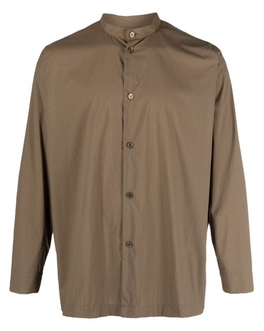 Homme Pliss Issey Miyake stand-up collar shirt