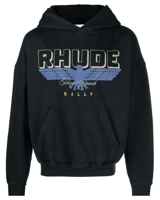 Rhude Ranch logo-print hoodie