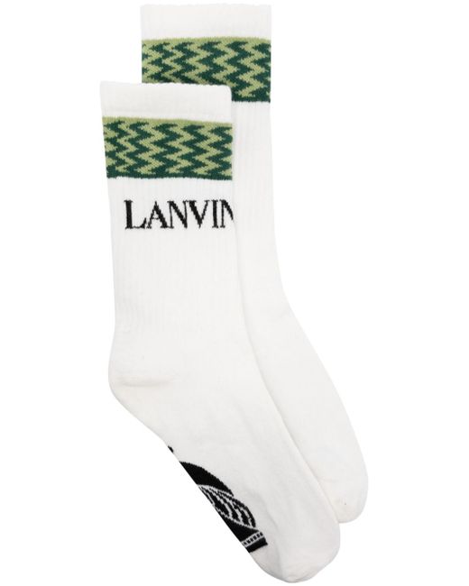 Lanvin Curb logo socks