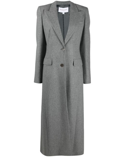 Michael Kors Collection single-breasted mélange-effect coat