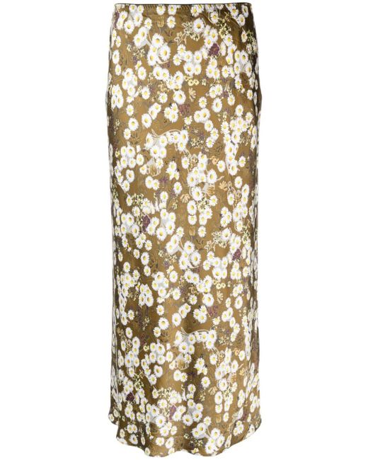 Dorothee Schumacher floral-print midi skirt