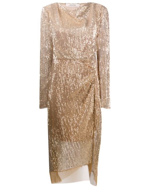 Dorothee Schumacher sequinned layered midi dress