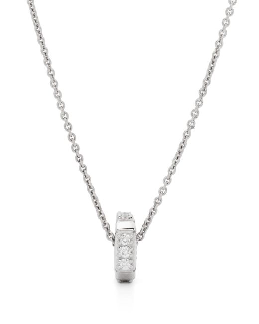 Eéra 18kt white gold Dado diamond necklace