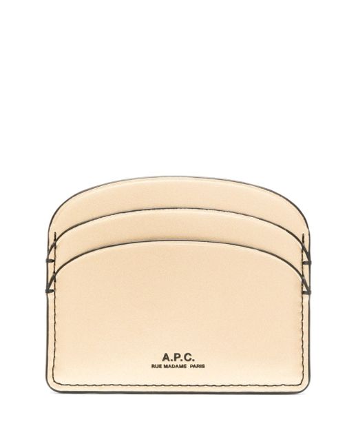 A.P.C. Demi-Lune leather cardholder