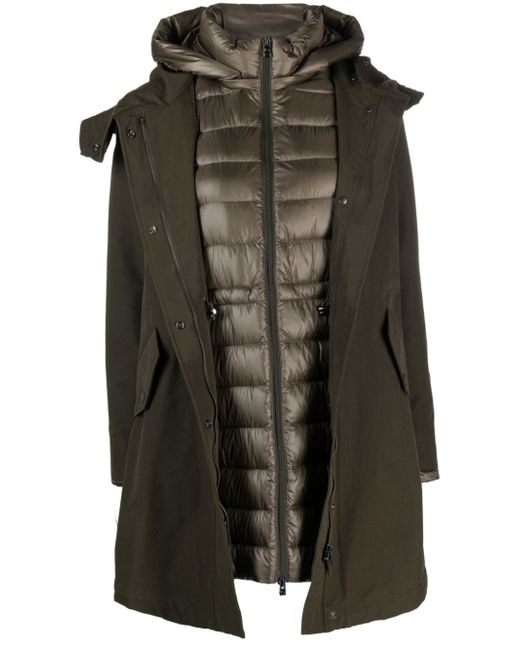 Woolrich layered parka coat
