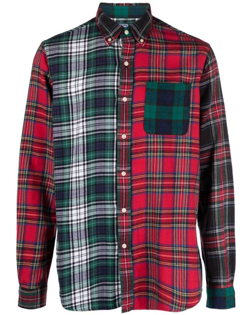 Polo Ralph Lauren patchwork checked flannel shirt
