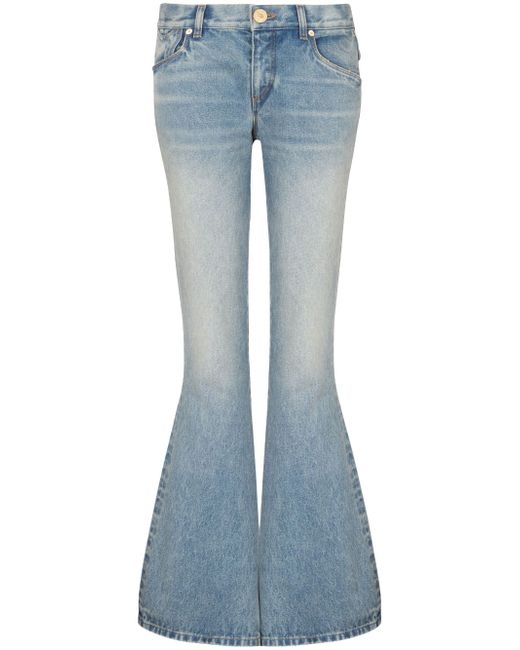 Balmain Western low-rise bootcut jeans