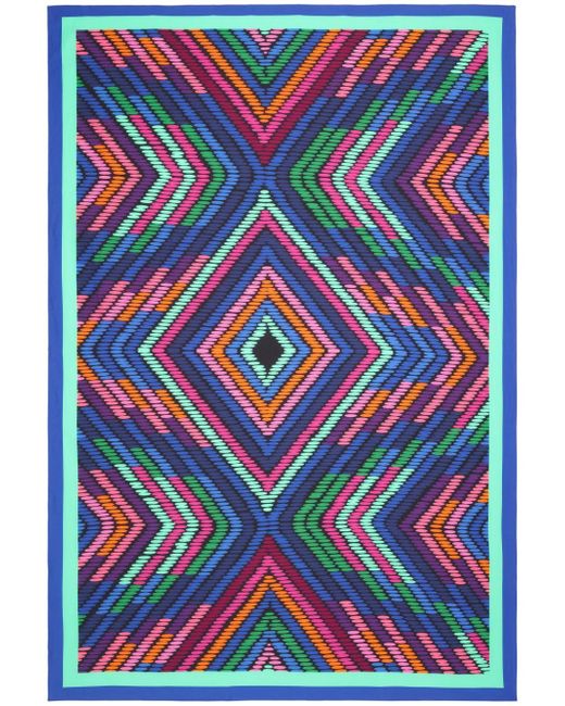Eres geometric-print cotton-silk sarong