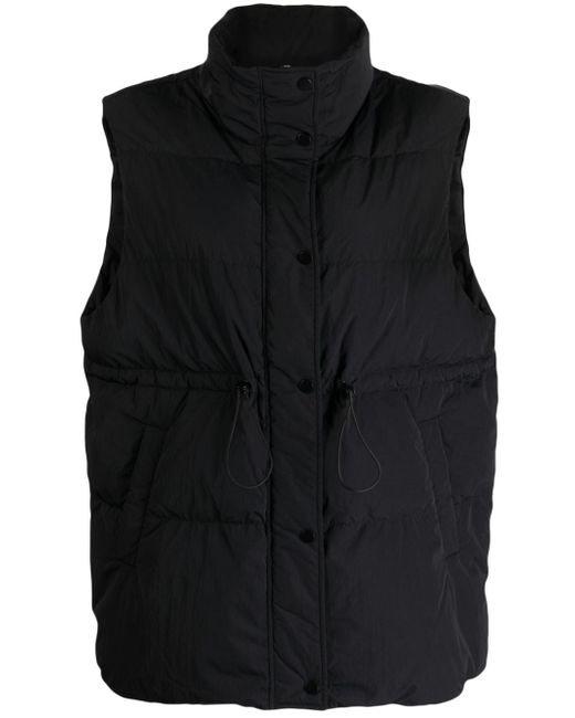 b+ab high-neck quilted padded gilet