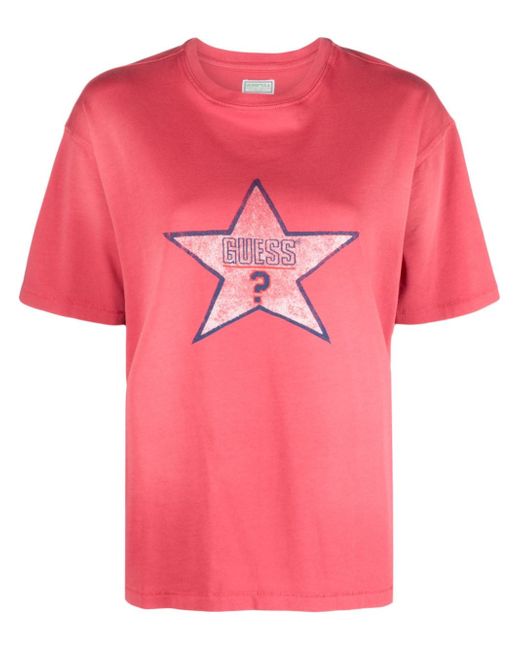 Guess USA logo-print T-Shirt