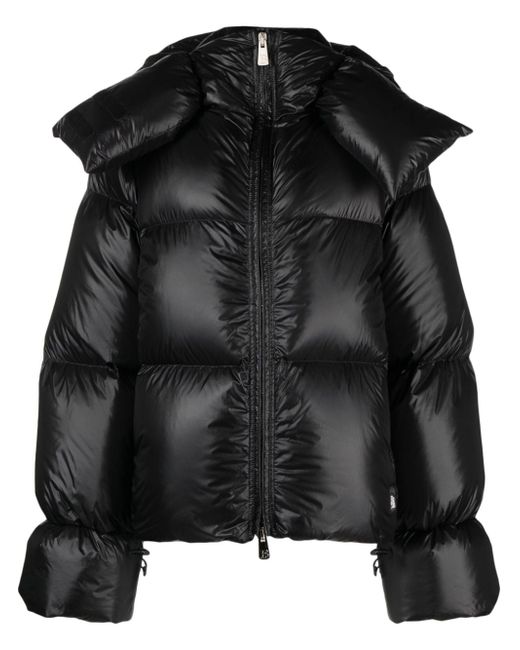 Bacon Storm quilted hooded down jacket