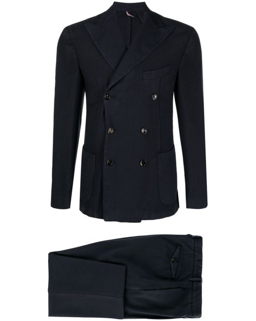 Dell'oglio double-breasted wool suit