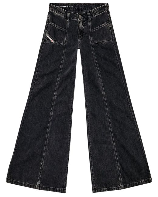 Diesel D-Akki mid-rise bootcut-jeans