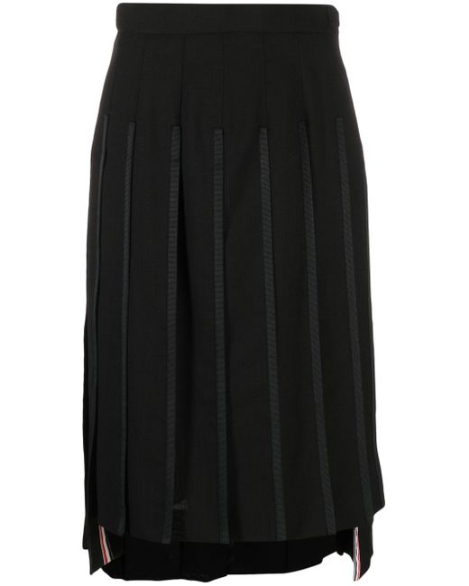 Thom Browne high-waisted pleated skirt