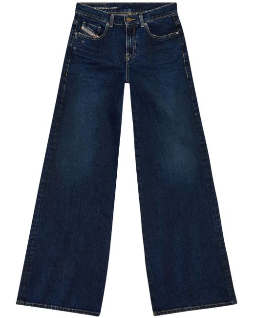 Diesel D-Akemi 1978 mid-rise bootcut jeans