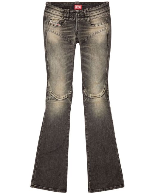 Diesel Belthy low-rise bootcut jeans