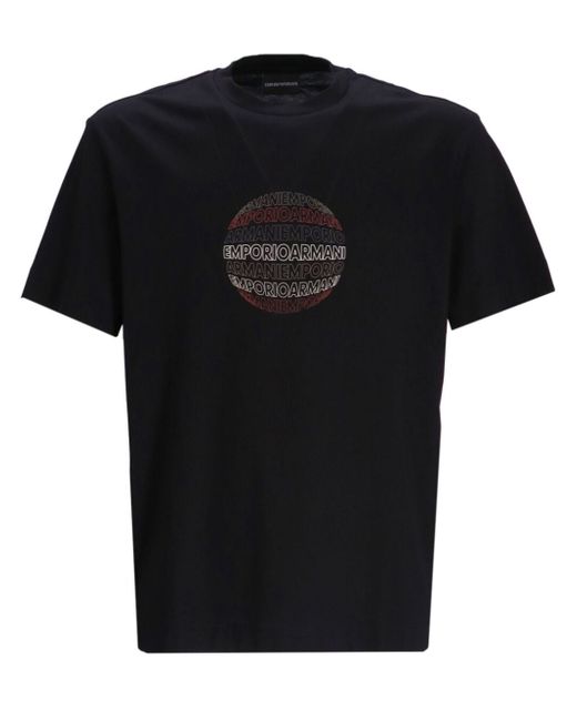 Emporio Armani logo-embossed T-shirt