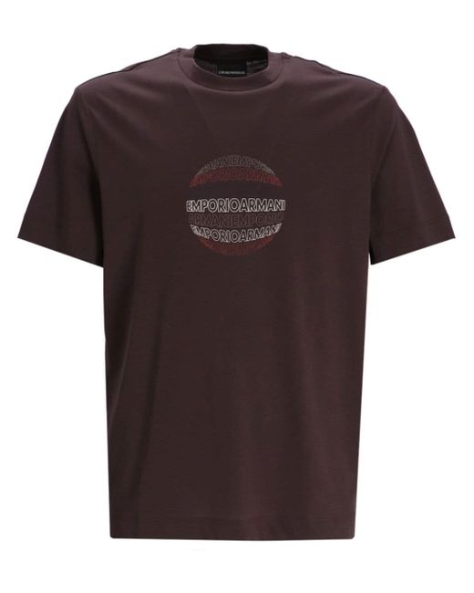 Emporio Armani logo-embossed T-shirt