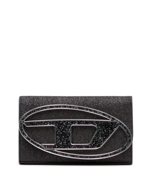 Diesel 1dr glitter-detail wallet