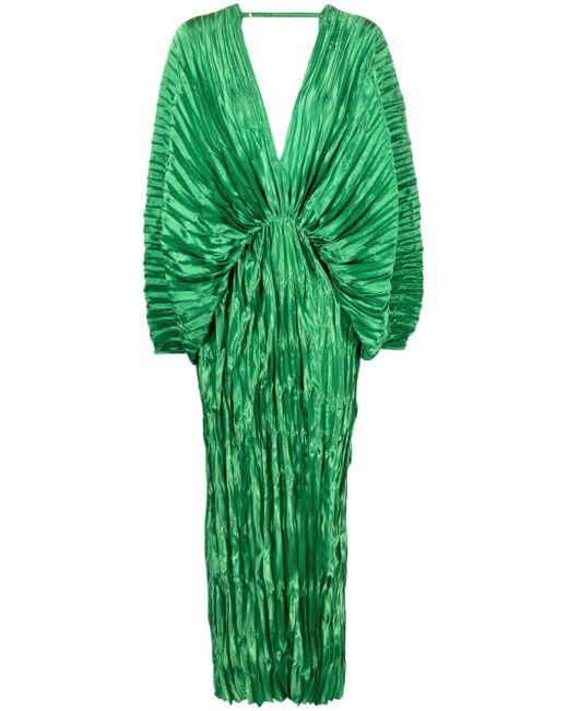 L'Idée De Luxe pleated gown