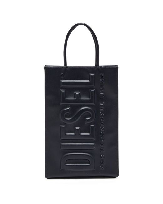 Diesel 3D Shopper logo-embossed tote bag