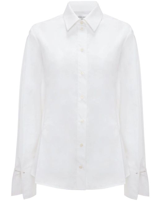 Victoria Beckham pleat-detail shirt