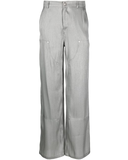 Moschino Jeans carpenter-design high-waisted trousers